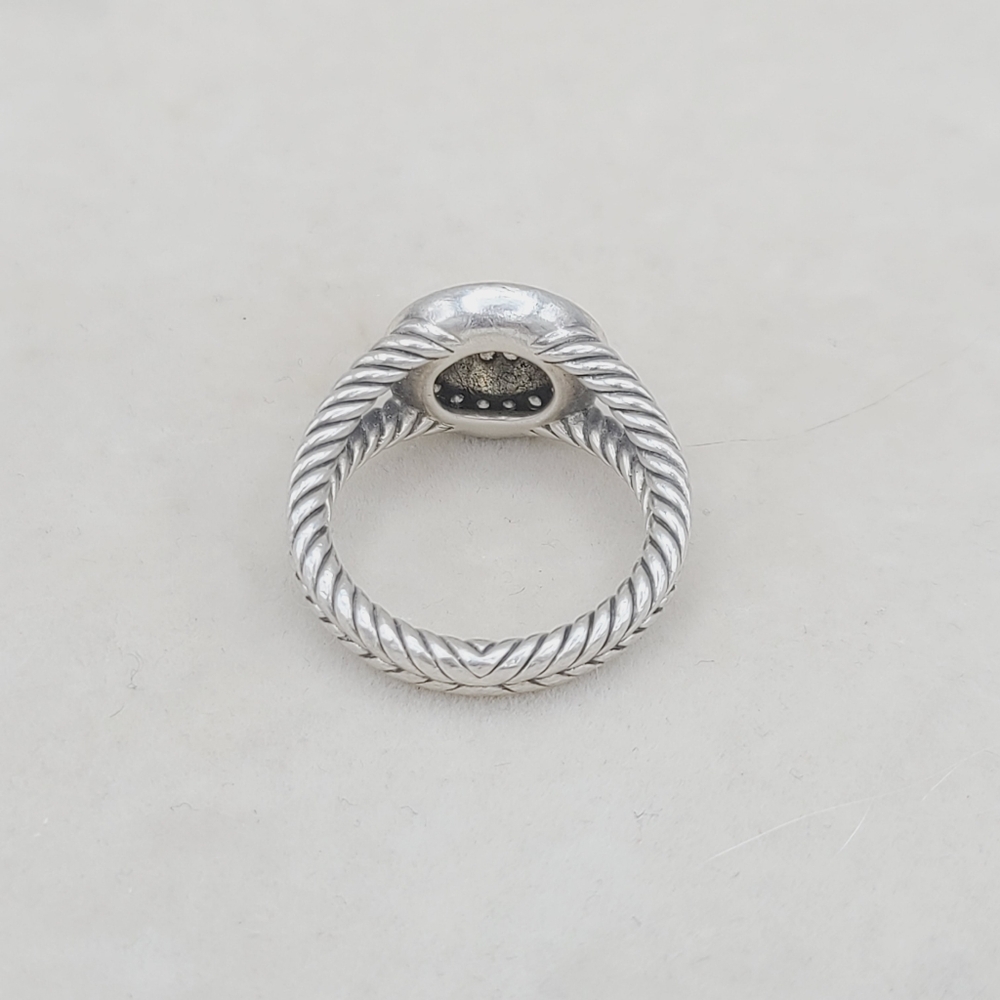 David Yurman Petite Cerise Diamond Ring - Picture 3 of 15